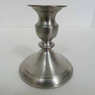 VINTAGE WEIGHTED LEONARD PEWTER CANDLE STICKS HOLDERS,  MADE IN BOLIVIA 2