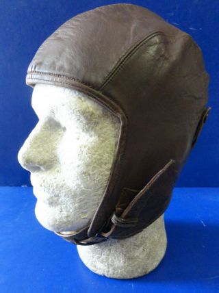 Air Associates Vintage Leather Flying Helmet