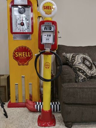 Vintage Shell Eco Air Meter Tireflator