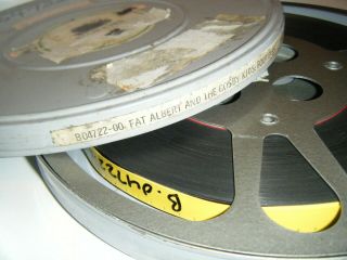 Rare 16mm Film Reel Fat Albert & Cosby Kids Four Eyes Sound/color Vtg