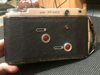 vintage camera MOSKVA - 5 5744232 Folding Rangefinder Soviet Film Camera 1957 3