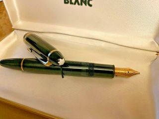 Vintage Montblanc Meisterstuck No 146 Fountain Pen Black 14k Case Instructions