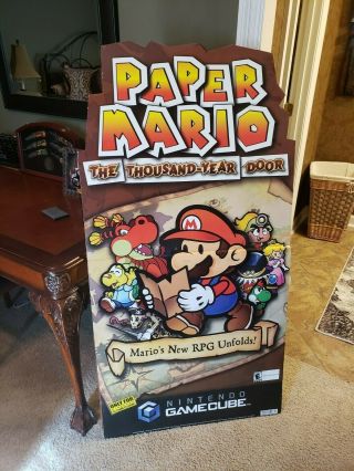 Paper Mario Standee And Donkey Konga Standee - Gamestop Nintendo