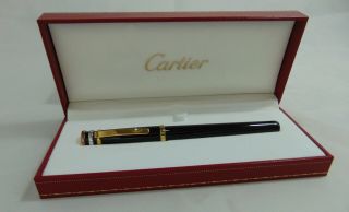 Cartier Trinity Black Gold Fountain Pen St210002