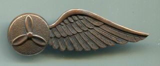 U.  S.  World War Ii Civilian Air Transport Command Atc Flight Engineer Half Wing