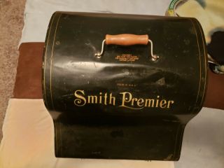 Smith Premier No.  10 Typewriter Antique Vtg With Case
