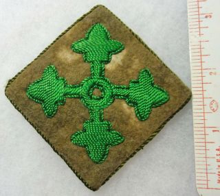 4th Infantry Division Shoulder Patch - - German Theater Made - -