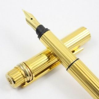 Cartier Fountain Pen Mast De Cartier Trinity 18k Gold