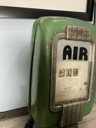 Vintage ECO Air Meter - Tireflator - Service Station Air Pump - 4