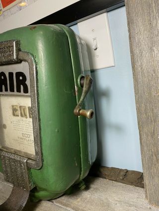 Vintage ECO Air Meter - Tireflator - Service Station Air Pump - 5