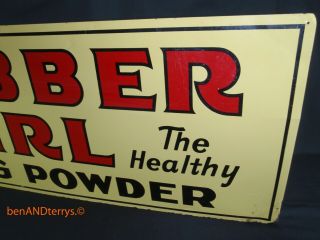 Clabber Girl The Healthier Baking Powder Double Sided Vintage Sign 2