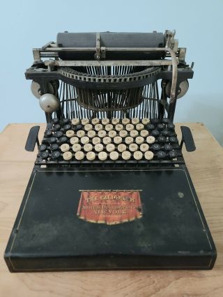 Antique Caligraph No.  2 Typewriter By The American Writing Machine Co.