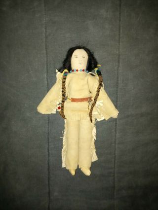 Vintage Native American Navajo Indian Hand Made Doll Artist Signed