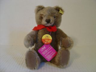 Vintage Steiff Brown Teddy Bear With All Tags And Button 9 "