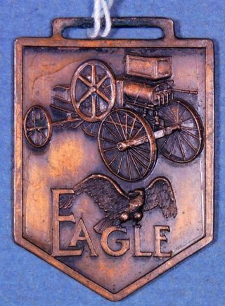 Eagle Mfg Co.  2 & 4 Cylinder Gas Engines Watch Fob Appleton Wisconsin Xx