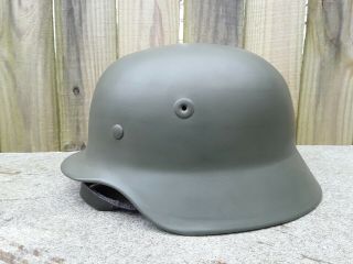 Post War,  Ww2 German Style,  M35/50 Police Helmet,  Size 64,  Liner Size 58