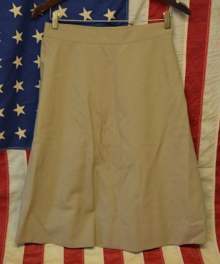 US Army Women ' s WAC Skirt Uniform WAAC Summer Khaki Class A Dress 2