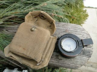 Wwii Canadian 1939 Mark Iii British With Canvas Pouch