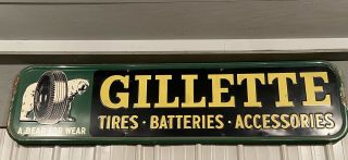 Gillette Tire Sign