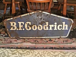 Vintage B.  F.  Goodrich Tires Metal Sign - A - M 5 - 61
