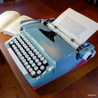 Smith Corona 1968 Sterling Typewriter,  Near - And Perfectly.