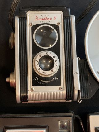 Vintage Kodak Duaflex II,  Kodak Instamatic x - 15 And X - 15F 2