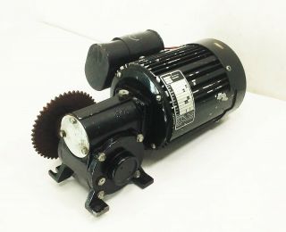 Vtg Bodine Electric Gearmotor 15:1 Ratio Reduction 1/8hp 120v 115rpm 42y6bfci - 5n