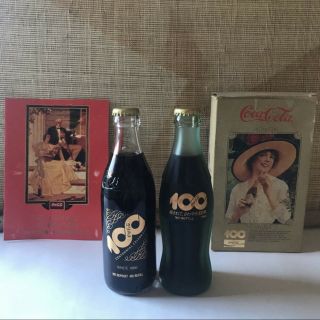 Coca Cola Centennial Anniversary Frosty Bottle Japan Rare
