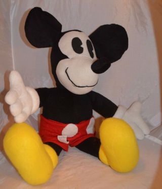 Vintage Mickey Mouse Stuffed Toy Walt Disney Handmade Mickey Mouse 60 