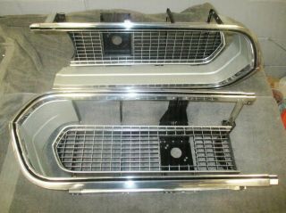 Barracuda Grill Set 67 68 Core - Polished - Send To Us 1967 1968 Cuda Grille