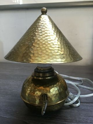 Brass Arts And Crafts Lamp/ Lighting Vintage