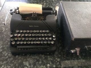 Smith - Corona Sterling Typewriter with Case (4A Model) Vintage 1947 6