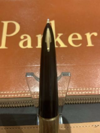 PARKER 61 PRESIDENTIAL 9CT SOLID GOLD FOUNTAIN PEN - WATERDROP - STUNNING 3