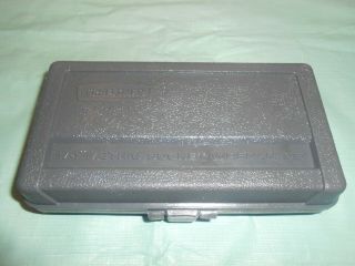 Vintage " Craftsman Sears,  Roebuck & Co.  " Metric 1/4 " Socket Ratchet Case Box