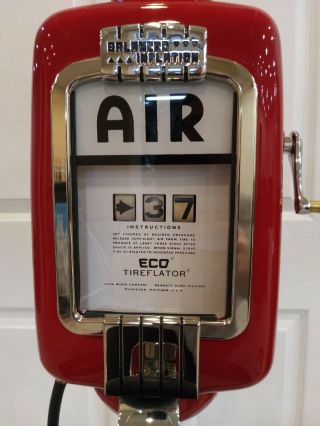 Vintage MobilGas Eco Air Meter Tireflator Model 97 3