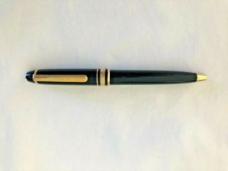 Montblanc Meisterstuck Mini Twist Ball Point Pen Gold & Black - Germany - 4.  25 "