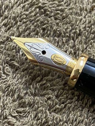 Cartier - Fountain - Pens Diabolo Do Black Gold Very Good F/s