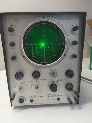 Vintage Jackson Model Cro - 3 | Cathode Ray Oscilloscope | Wide Band