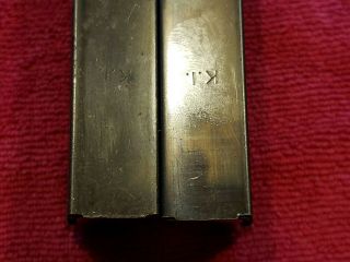 2 - M1 Carbine Magazines Marked " K.  I.  " For Inland
