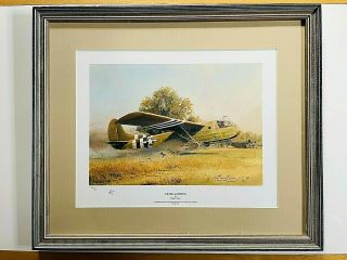 Crash - Landing Aviation Art By Robert Taylor 350/350 D - Day,  1944