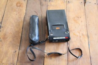 VINTAGE SONY CASSETTE RECORDER TC - 110A WITH ACCESSORIES 2