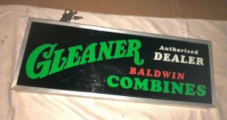Vintage Gleaner,  Allis Chalmers Sign
