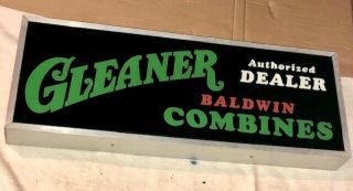 Vintage Gleaner,  Allis Chalmers sign 3