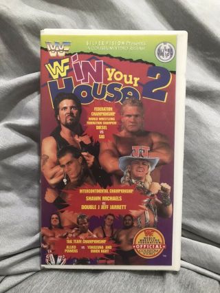 Wwf In Your House 2 Silvervision Coliseum Home Video Vhs.  Rare.  Vintage Wwe