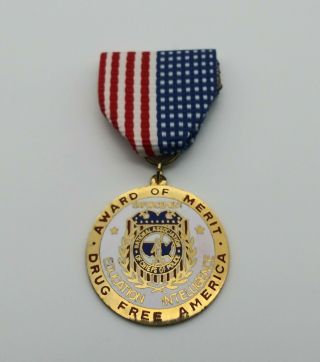 Vintage National Association Of Chiefs Of Police Award Of Merit Medal