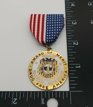Vintage National Association of Chiefs of Police Award of Merit Medal 3