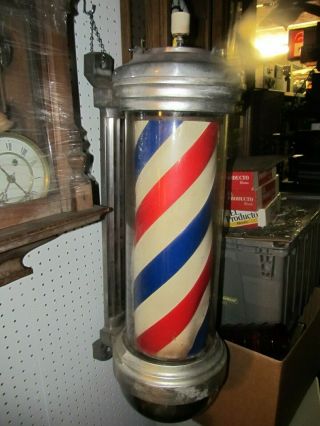 Vintage Marvey 88 Lighted Barber Pole