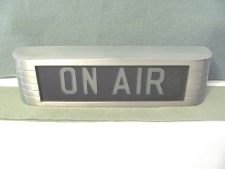 Vintage Rca Studio Warning Sign Light Radio Station On Air