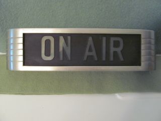 Vintage RCA Studio Warning Sign Light Radio Station ON AIR 3