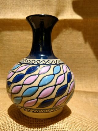 Javier Servin Ceramic 5 3/4 " Vase,  Mexico